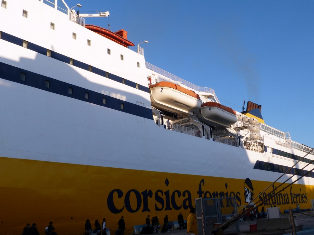 Une nuit sur un ferry direction Bastia