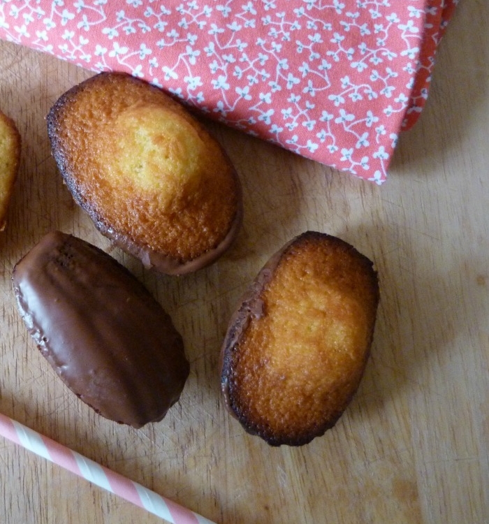 Madeleines au gianduja