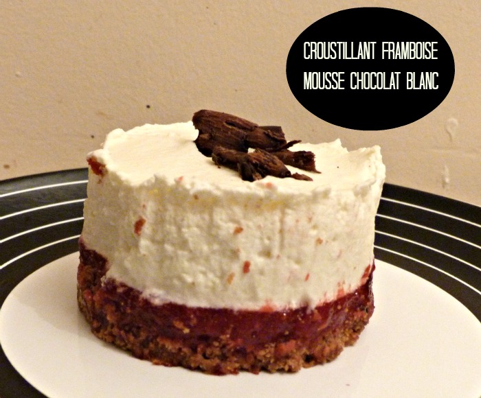 Recette Mousse au chocolat blanc et aux framboises