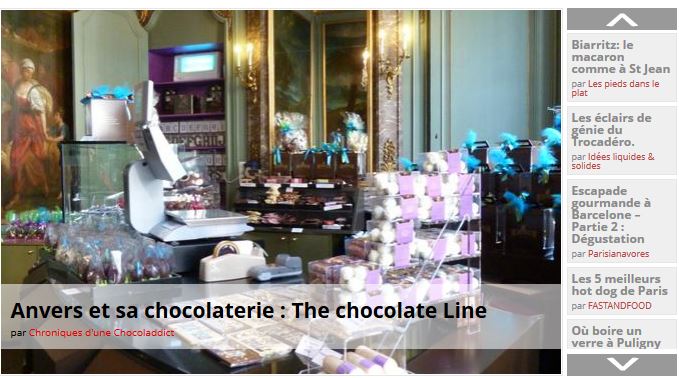 chocolate line