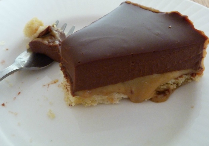 tarte croustillante chocolat caramel 2