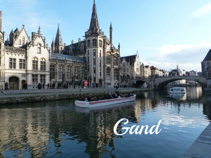 Gand et ses canaux en Belgique 