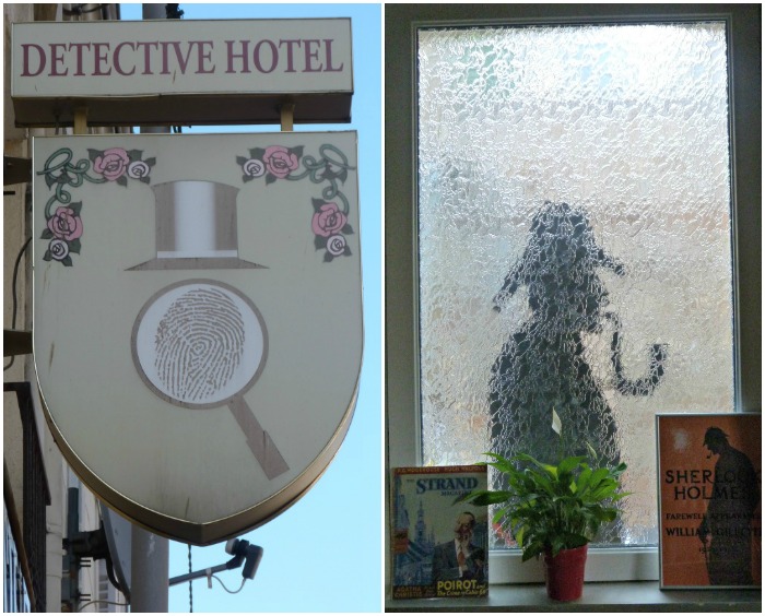 hotel détective collage