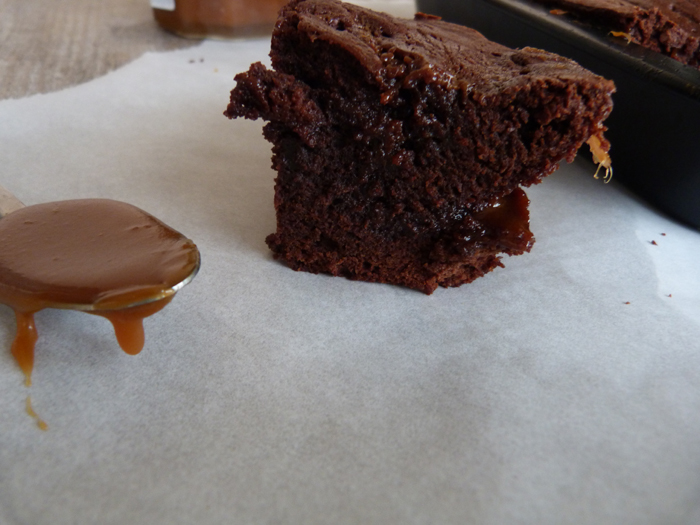 brownie chocolat caramel 