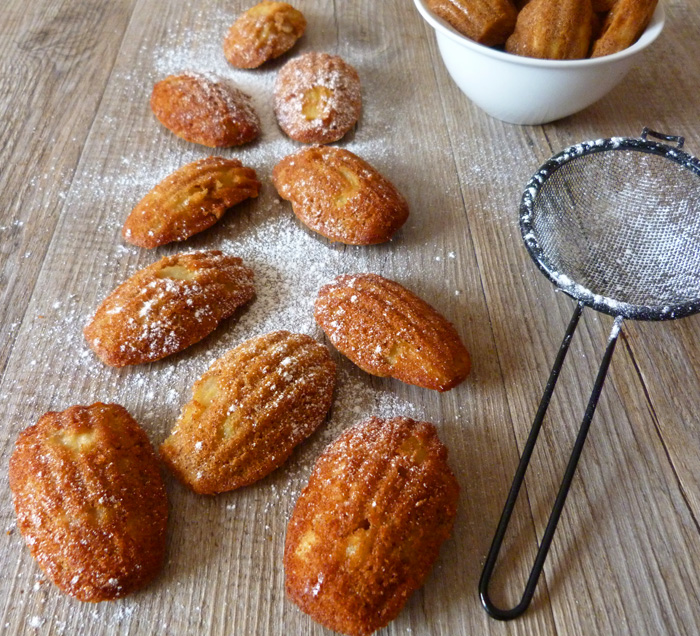 madeleines pomme cannelle