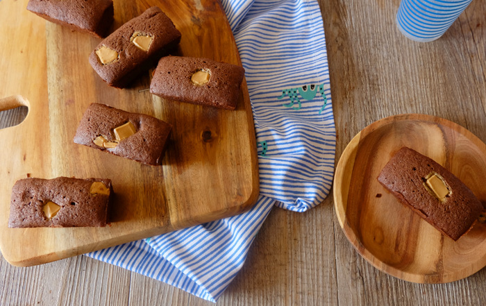 mini cake chocolat au blé noir