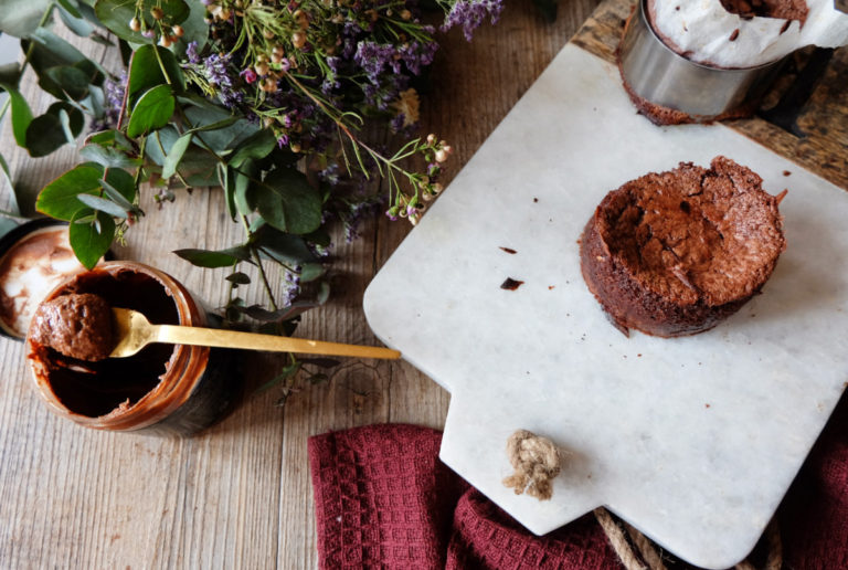 mi cuit chocolat coeur praliné