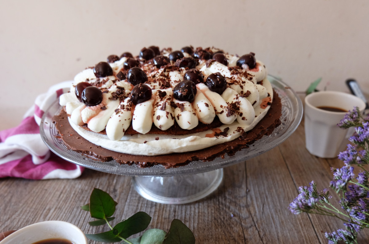 forêt noire : recette d'un grand classique revisité en tarte