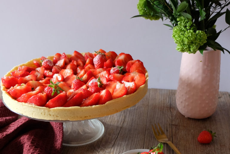 tarte fraise rhubarbe