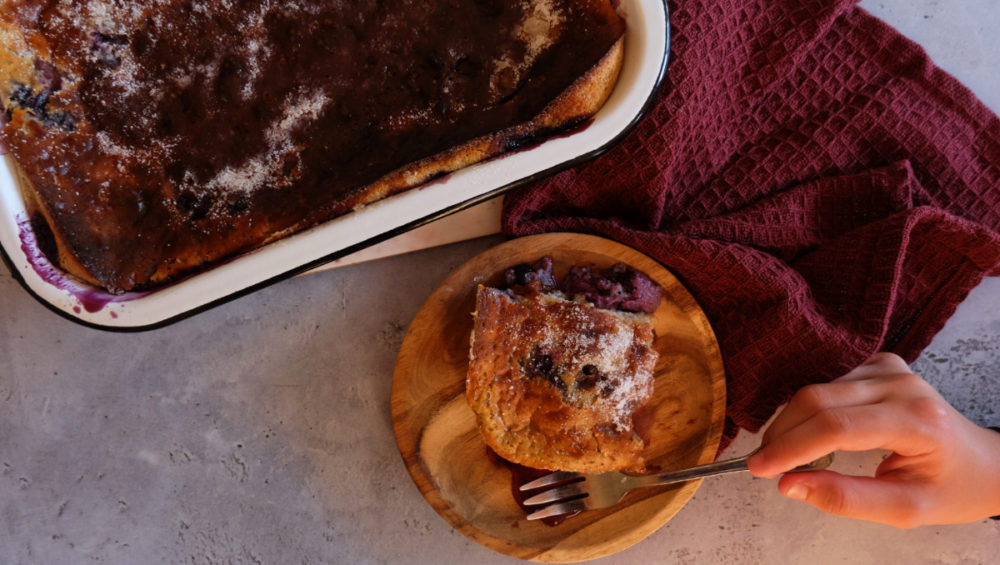 clafoutis breton aux myrtilles