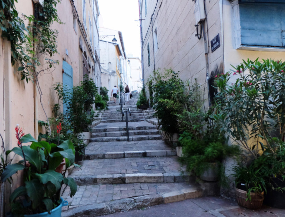 street art dans le vieux panier