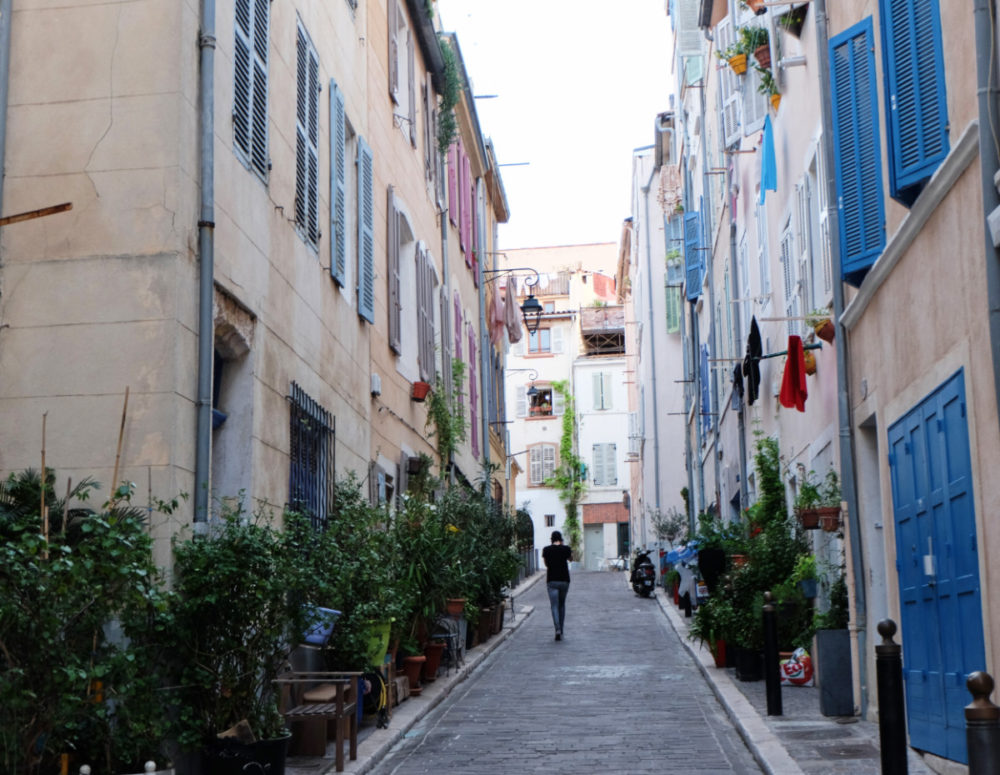 street art dans le vieux panier