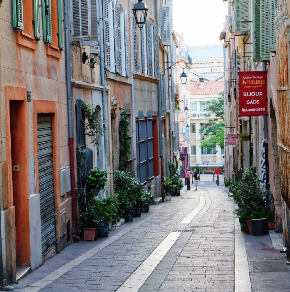 street art dans le vieux panier