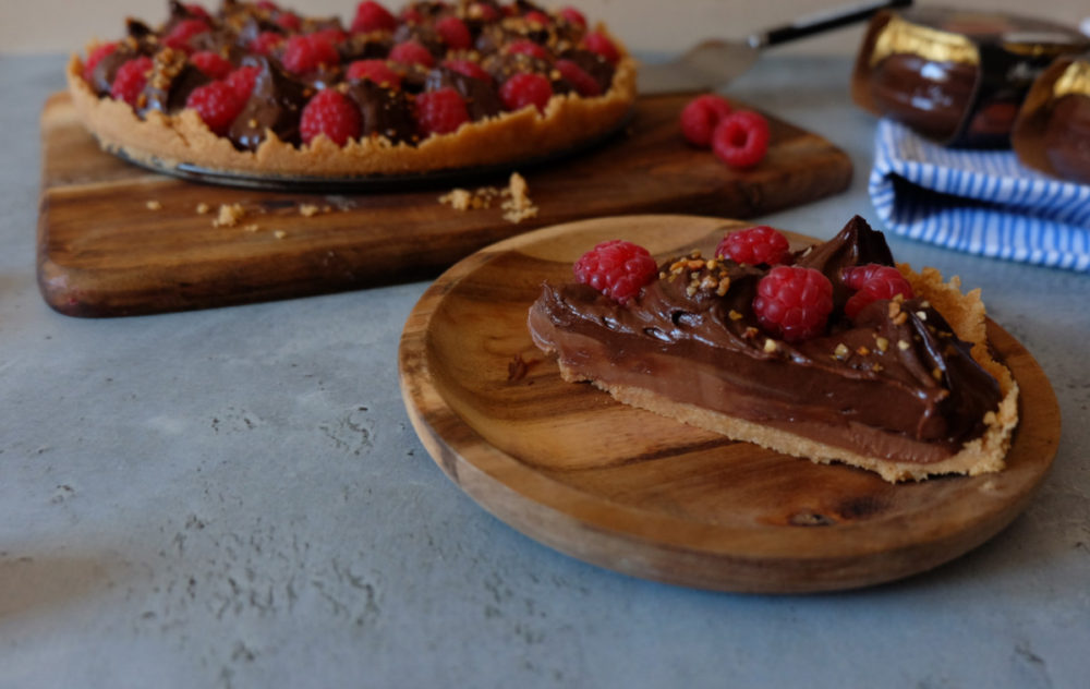 tarte chocolat framboise sans cuisson