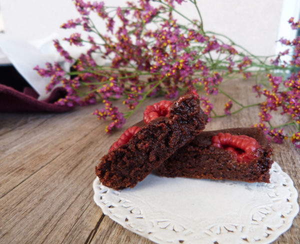 brownie framboises 