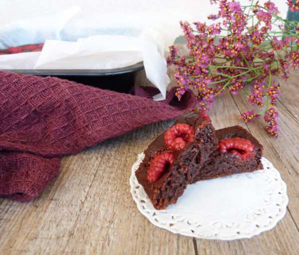 brownie framboises 