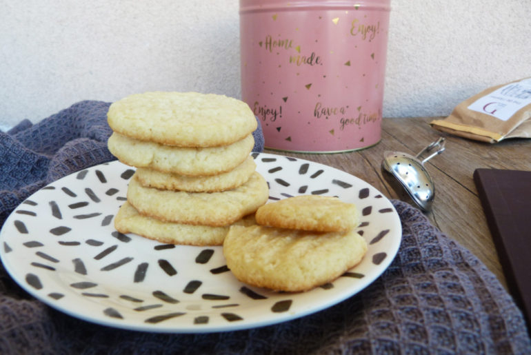 shortbread thins à la vanille