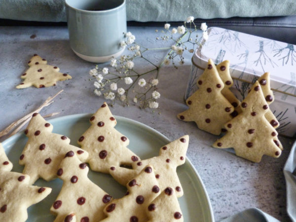 biscuits sapin à la pistache 