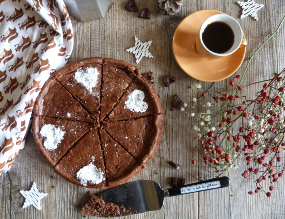 gâteau au chocolat avec 3 ingrédients