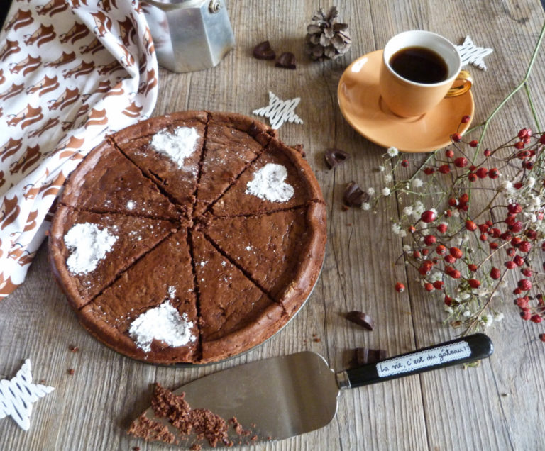 gâteau au chocolat avec 3 ingrédients