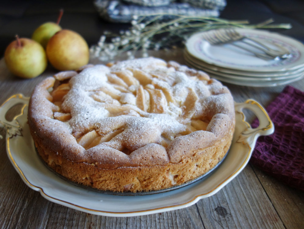 gâteau aux poires et au mascarpone 