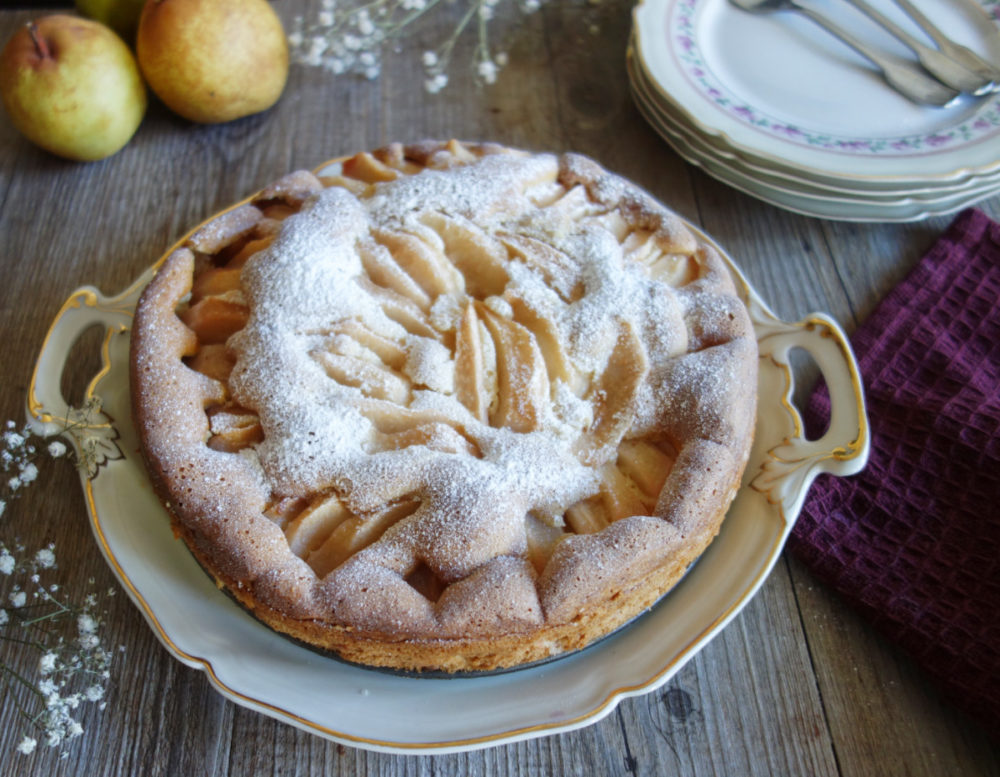 gâteau aux poires et au mascarpone 