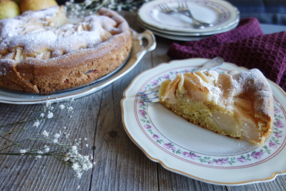 gâteau aux poires et au mascarpone 