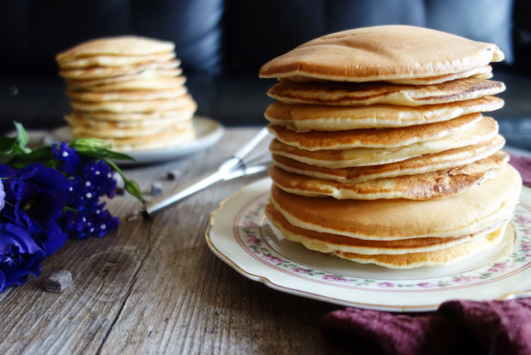 pancakes au chocolat