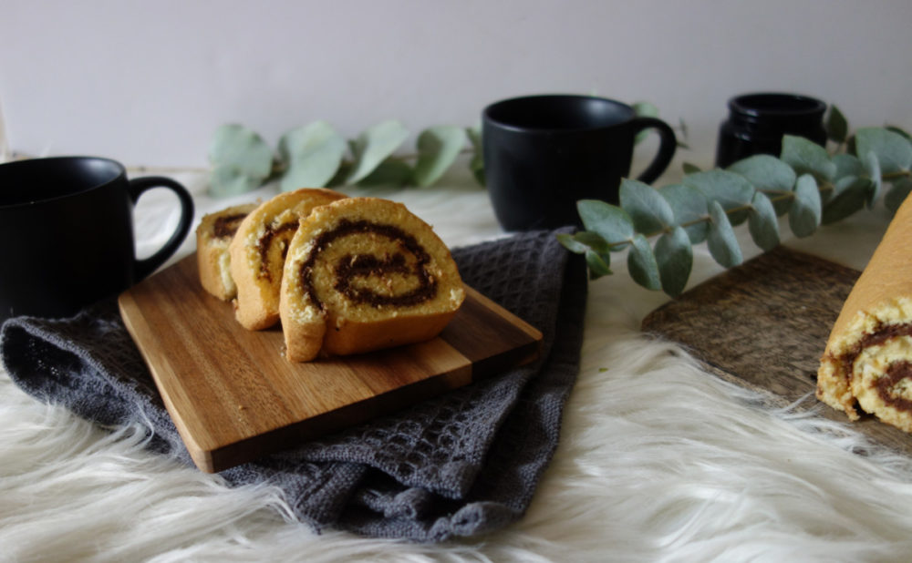 gâteau roulé au chocolat