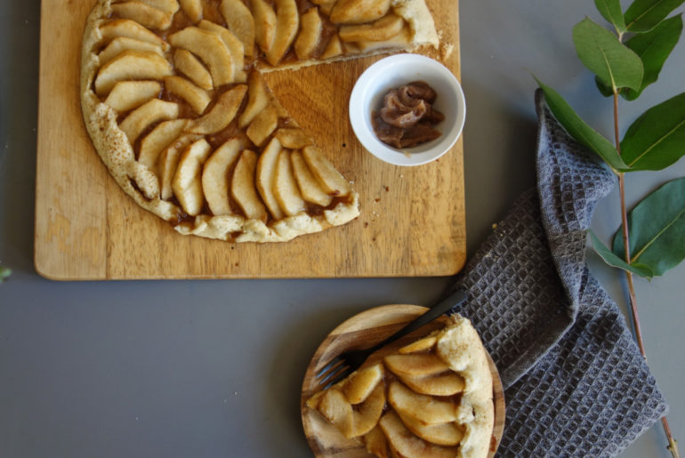 tarte rustique poires marrons