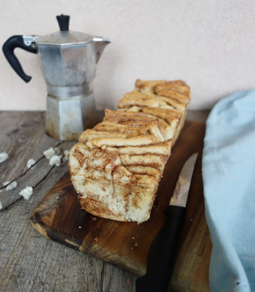 brioche à la cannelle à effeuiller 