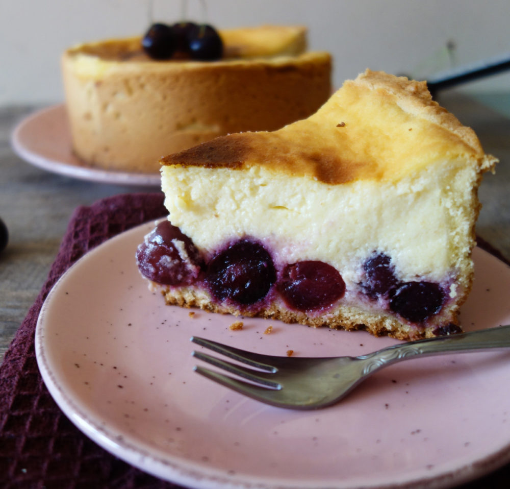 flan pâtissier aux cerises