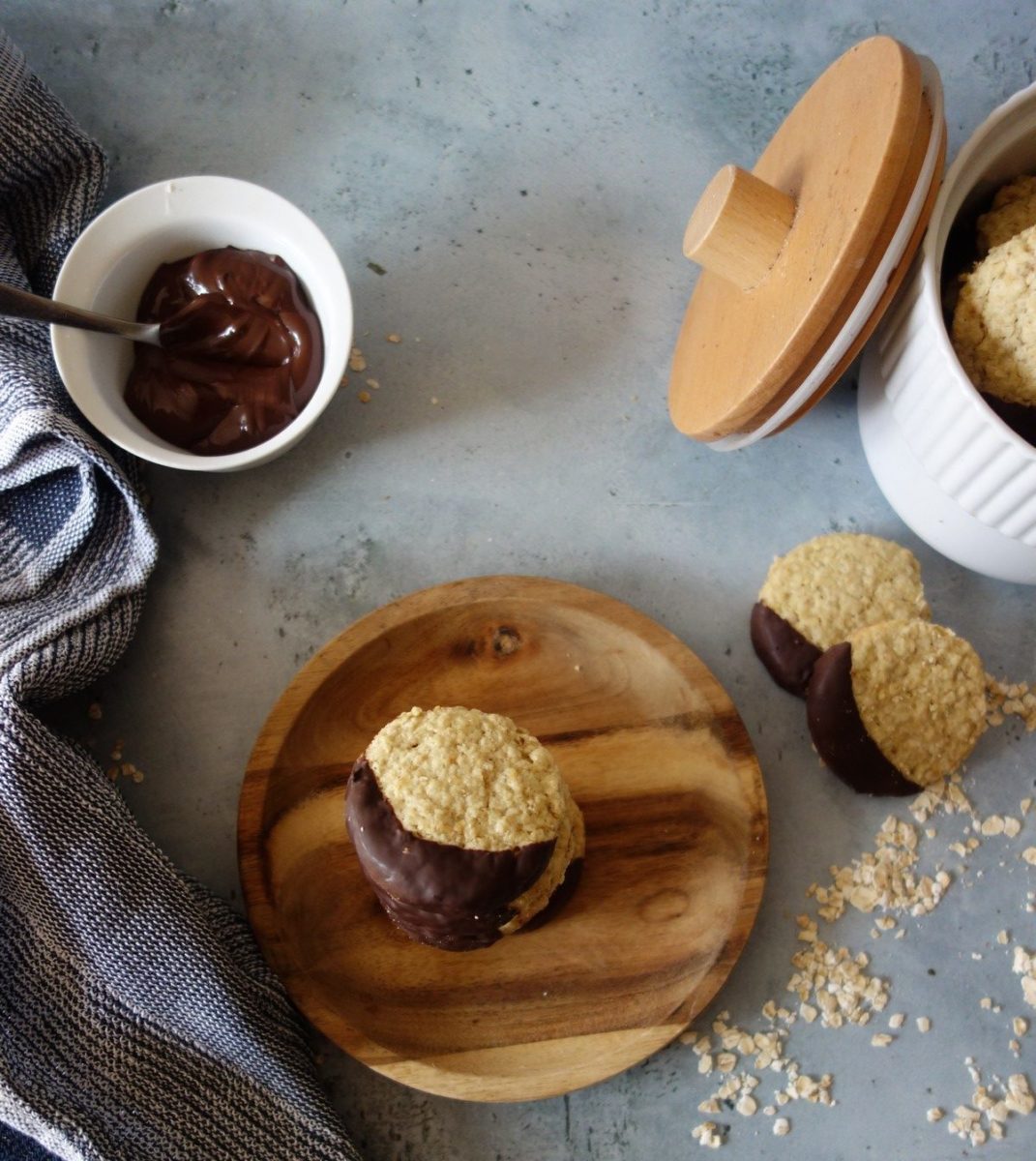 biscuits aux flocons d'avoine et au chocolat 