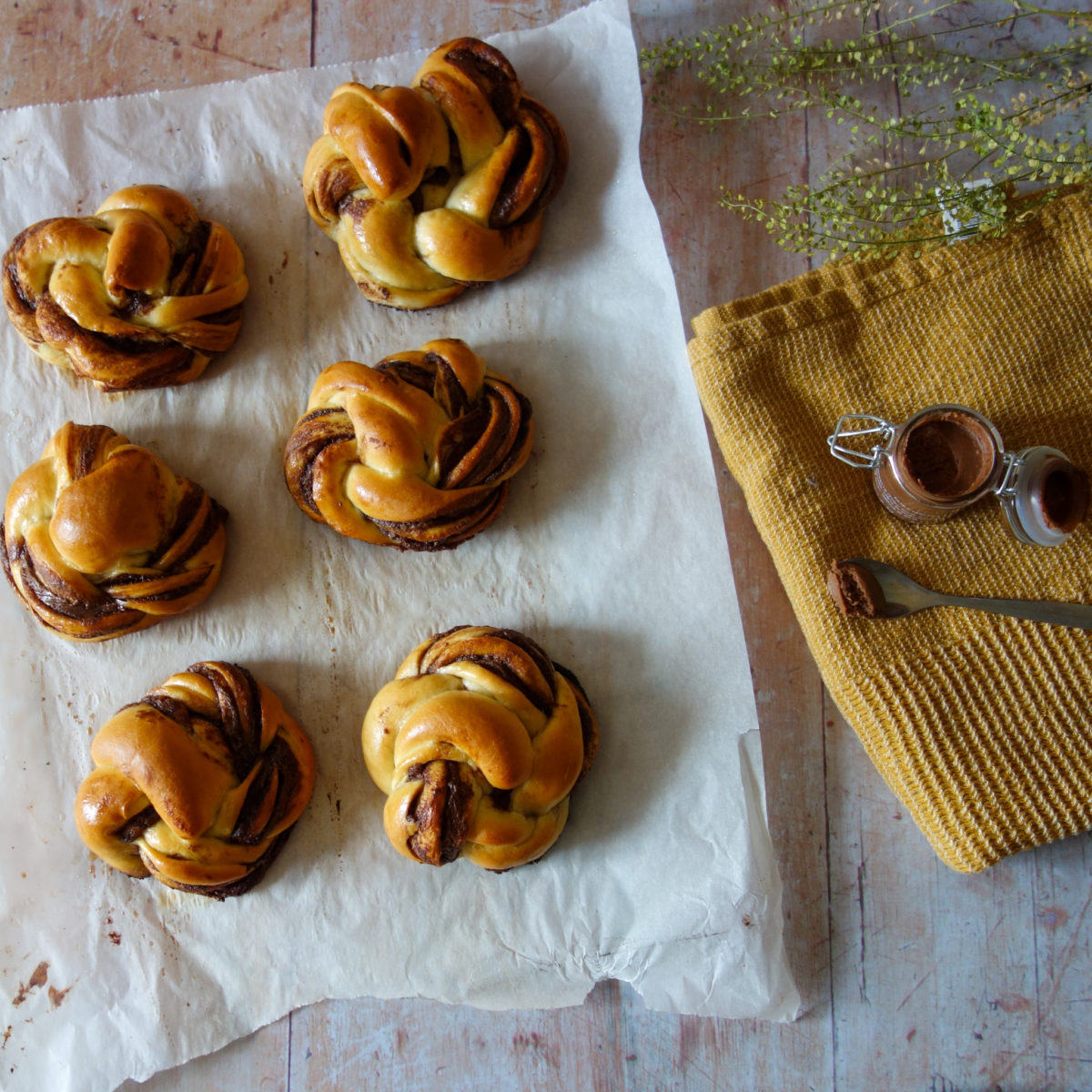 mini kringles au chocolat