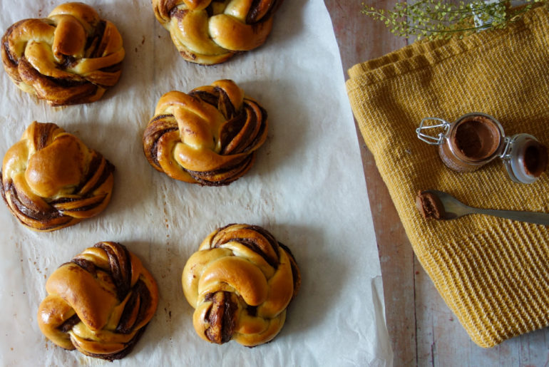 mini kringles au chocolat