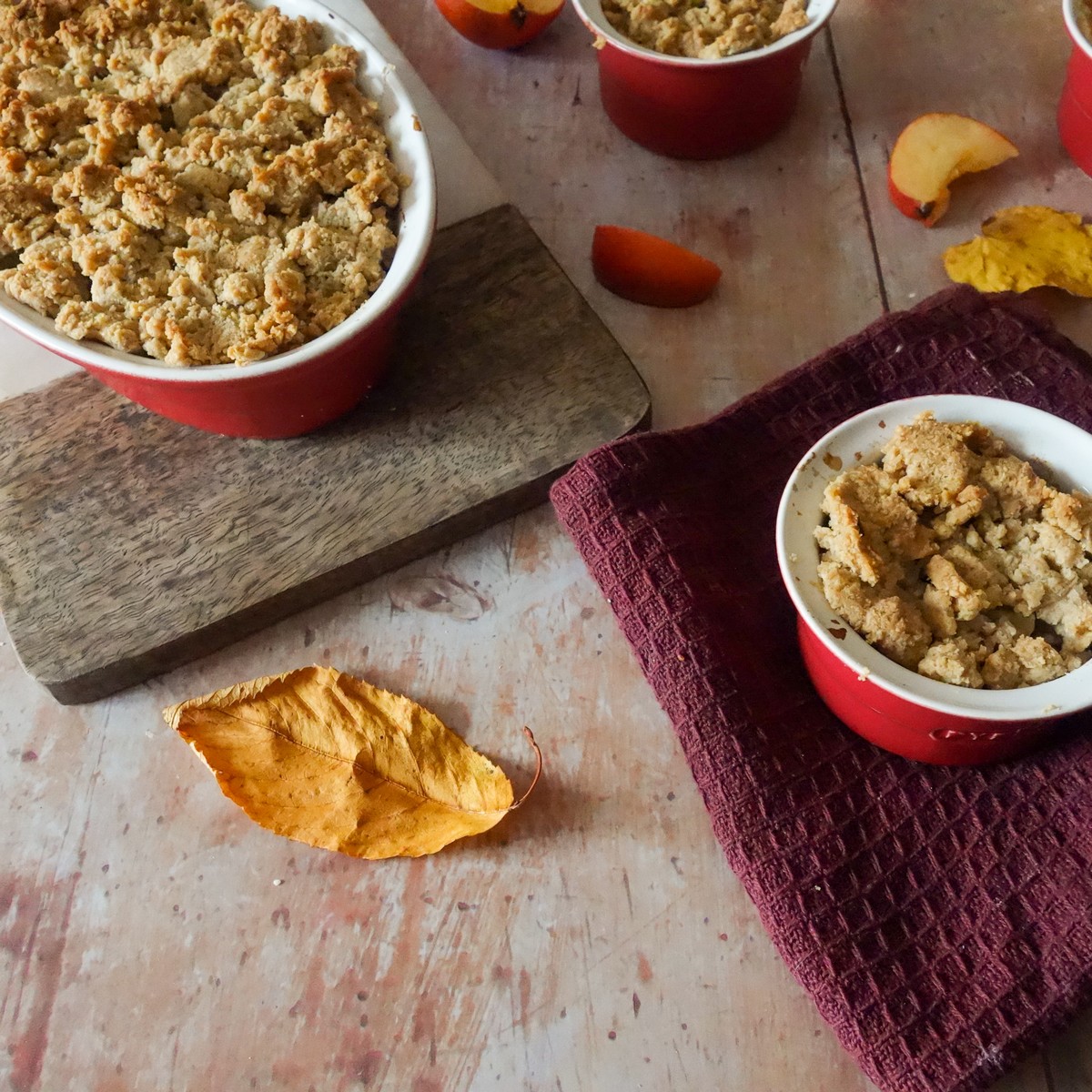 crumble pommes sarrasin 