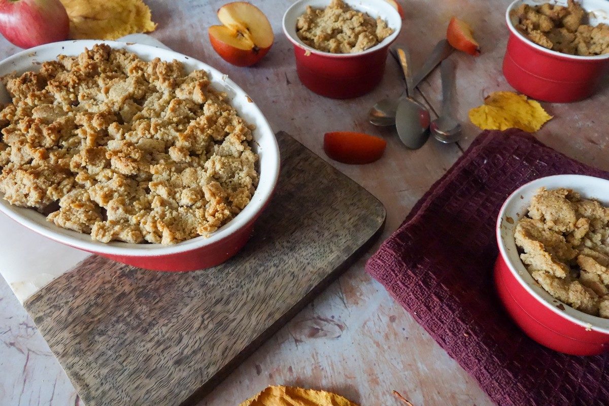 crumble pommes sarrasin 