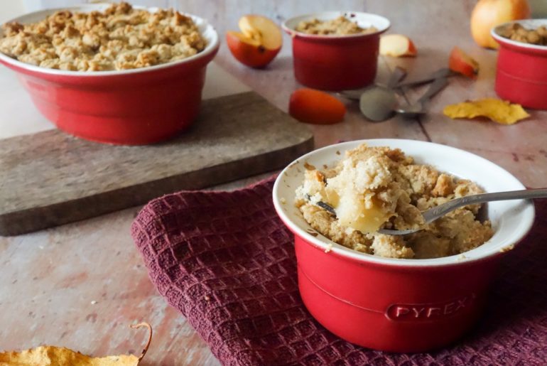 crumble pommes sarrasin