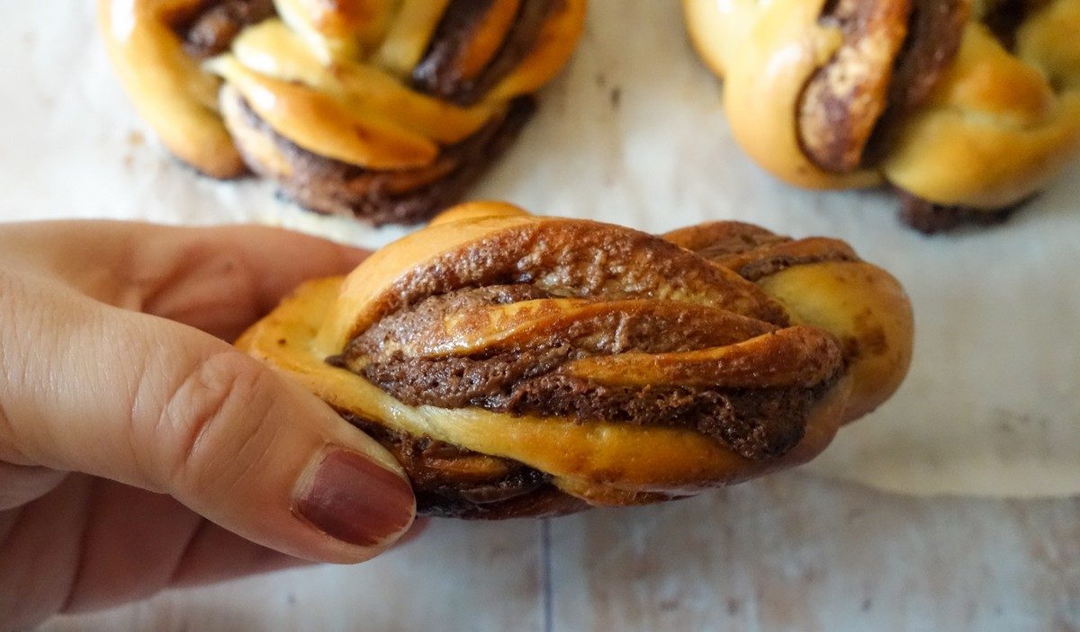 mini kringles au chocolat