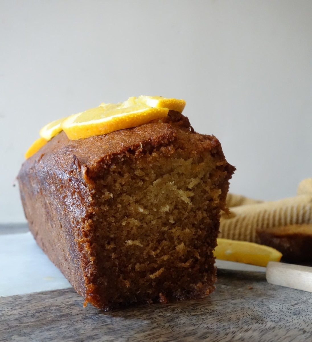 cake miel-citron-noisettes