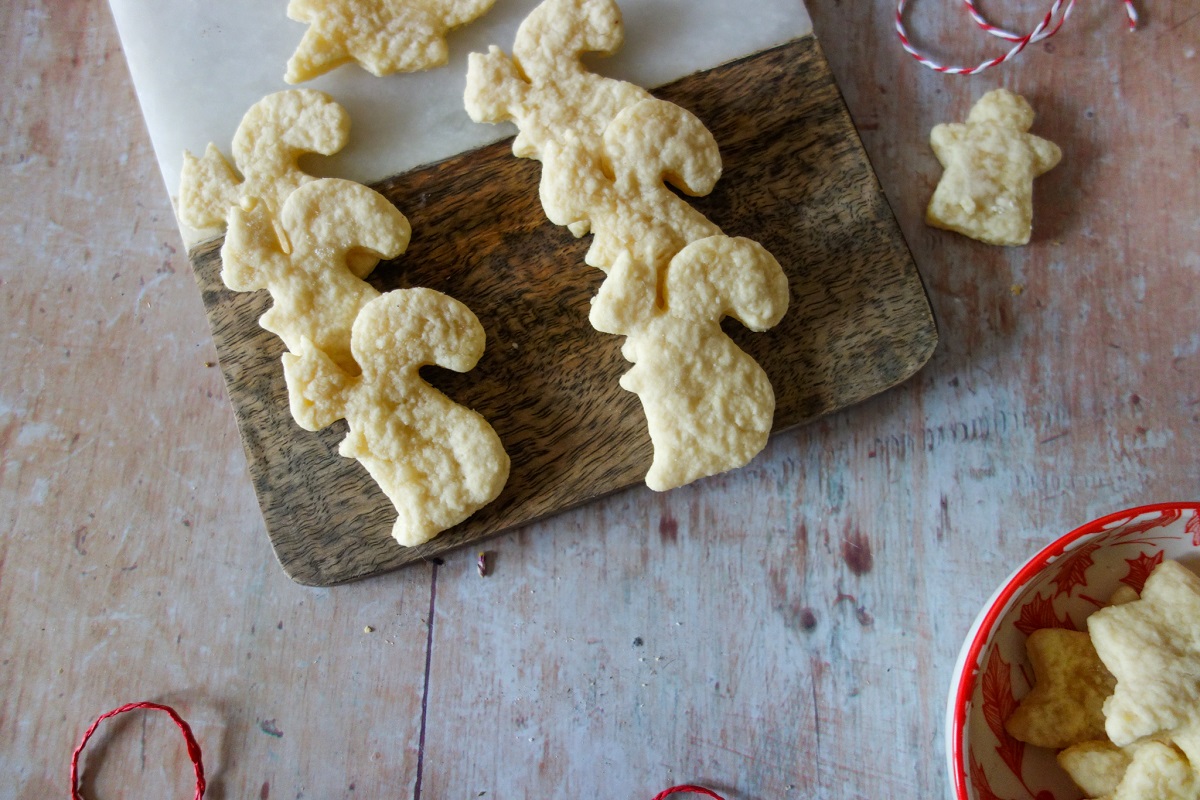 biscuits de Noël à la pâte d'amande 