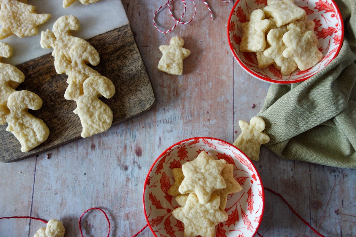 biscuits de Noël à la pâte d'amande 