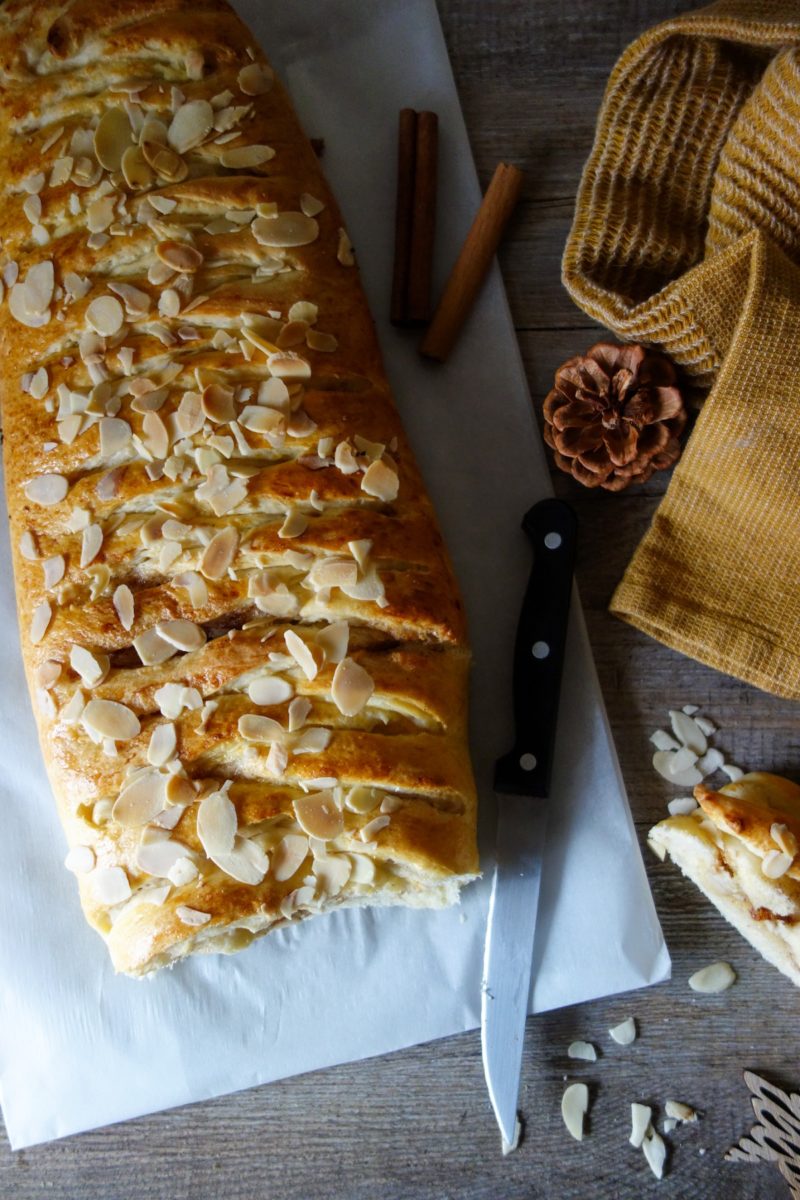 briochée tressée à la cannelle 