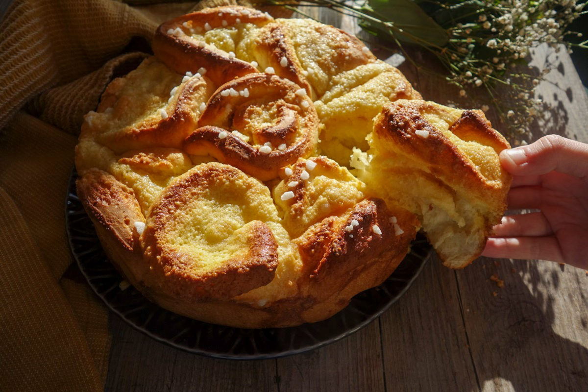 brioche des rois à la crème d'amandes 