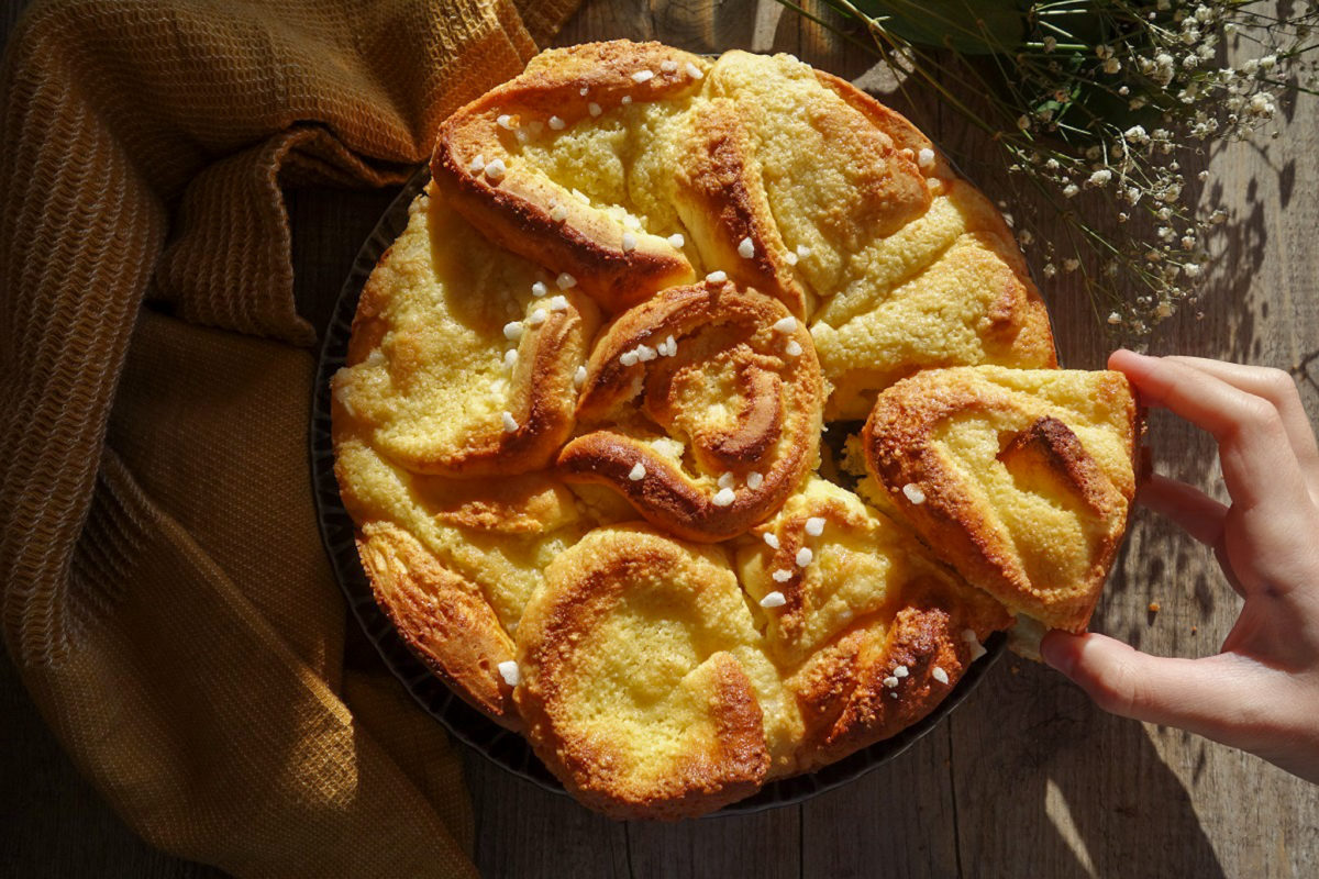 brioche des rois à la crème d'amandes