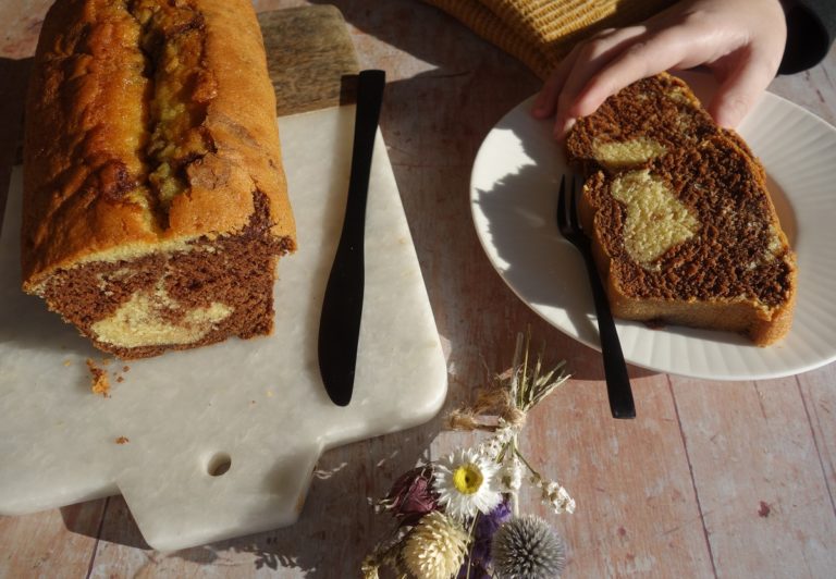 gâteau marbre