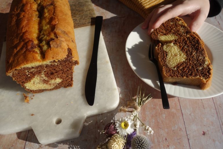 gâteau marbre