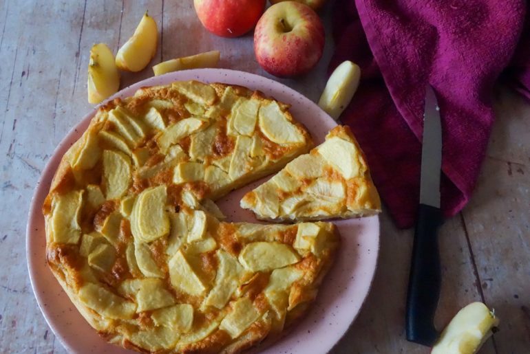 gâteau invisible aux pommes