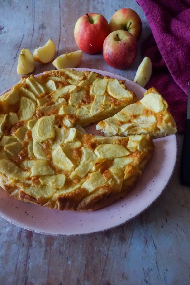 gâteau invisible aux pommes