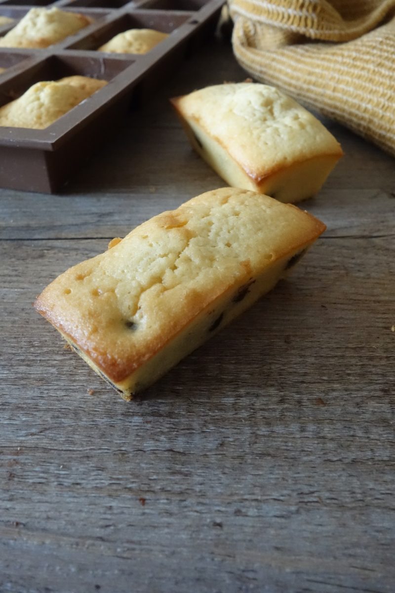 mini gâteaux aux pépites de chocolat 